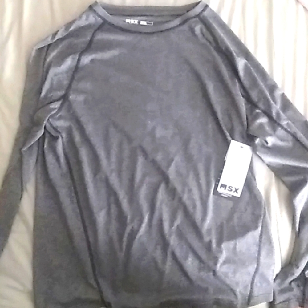 MSX By Michael Strahan, Men's Large, Heather Grey and brand new